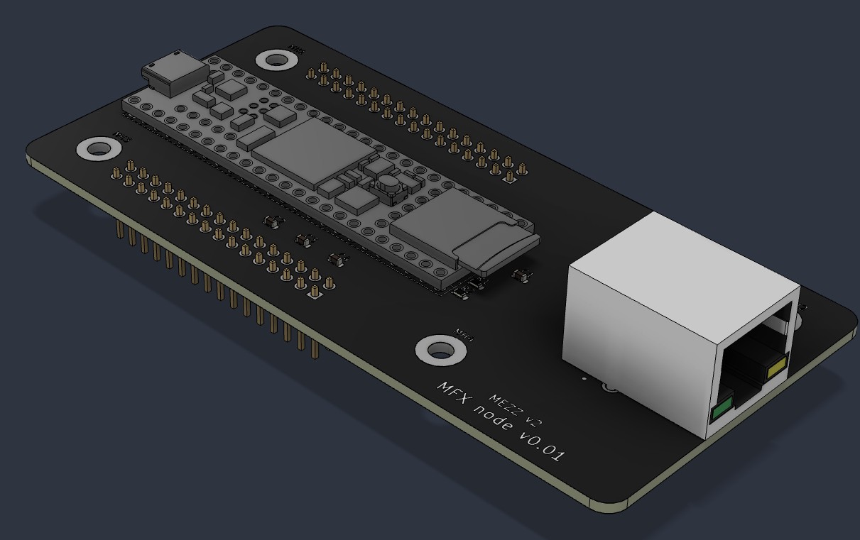 MFX Node circuit board.