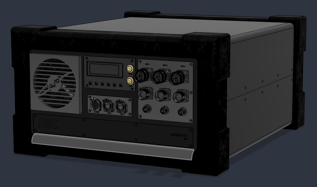 MFX-SC3 control box with its front-panel connectors.